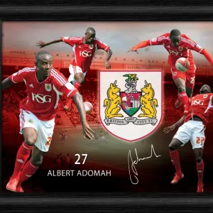 Bristol City Albert Adomah Framed Player Montage Print