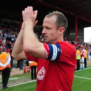 Bristol City Captain Louis Carey Appreciates Fans after Championship Win vs. Derby County (24.04.2010) Bristol City Captain Louis Carey Appreciates Fans after Championship Win vs. Derby County (24.04.2010)