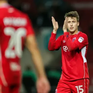 Bristol City Celebrate 1-0 Win Over Leeds United, Ashton Gate Stadium, 2016 Bristol City Celebrate 1-0 Win Over Leeds United, Ashton Gate Stadium, 2016