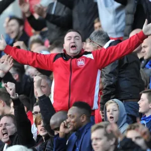 Bristol City Celebrate Jamie Paterson's Goal Print