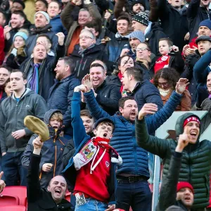 Print of Bristol City Celebrate Joe Bryan's Goal Print of Bristol City Celebrate Joe Bryan's Goal
