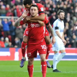 Bristol City Celebrate: Korey Smith and Lee Tomlin's Goal vs Ipswich Town (03/12/2016) Bristol City Celebrate: Korey Smith and Lee Tomlin's Goal vs Ipswich Town (03/12/2016)