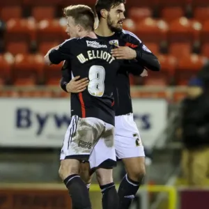 Bristol City Celebrates 1-3 Win Over Leyton Orient: Wade Elliott and Marlon Pack Embrace in Jubilation Bristol City Celebrates 1-3 Win Over Leyton Orient: Wade Elliott and Marlon Pack Embrace in Jubilation