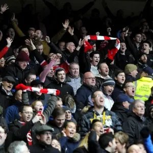 Bristol City Celebrates Aden Flint's Goal Print (27.02.2016)