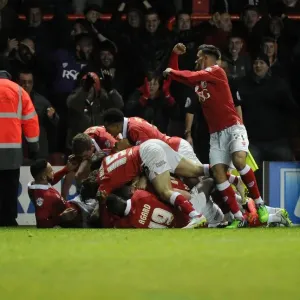 Bristol City Celebrates Luke Aylings Goal Against Crawley Town, Sky Bet League One, Ashton Gate