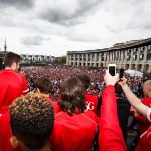 Bristol City Champions Print: Lloyds Amphitheatre Parade