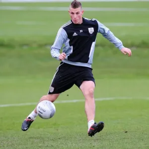Bristol City Chris Wood Training Print Bristol City Chris Wood Training Print