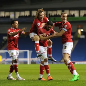 Bristol City Print - Derrick Williams Goal Celebration