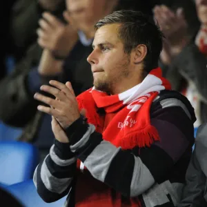 Bristol City fan at Brighton v Bristol City Print Bristol City fan at Brighton v Bristol City Print