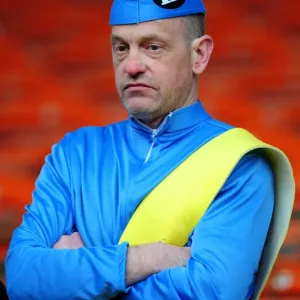Bristol City Fan in Fancy Dress at Blackpool vs. Bristol City, Npower Championship (02/03/2013)