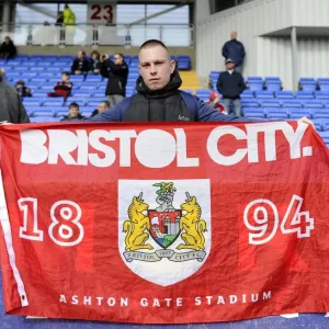 Bristol City Fan Waves Flag Print Bristol City Fan Waves Flag Print