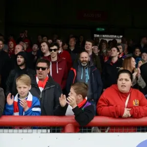 Bristol City Fans in Action Print