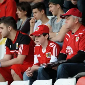Bristol City Fans in Action at Broadhall Way Bristol City Fans in Action at Broadhall Way