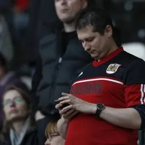 Bristol City Fans in Action Print at KC Stadium