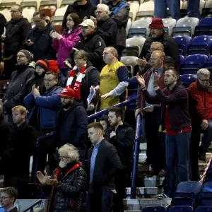 Bristol City Fans in Action at Preston North End vs. Bristol City Championship Match, April 2017 Bristol City Fans in Action at Preston North End vs. Bristol City Championship Match, April 2017