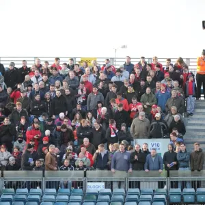Bristol City Fans in Action Print at Priestfield Stadium (December 2014) Bristol City Fans in Action Print at Priestfield Stadium (December 2014)