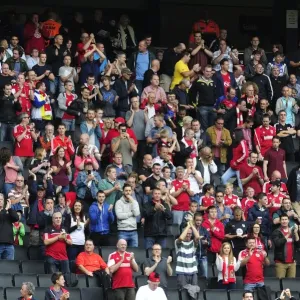 Bristol City Fans in Action Print Bristol City Fans in Action Print