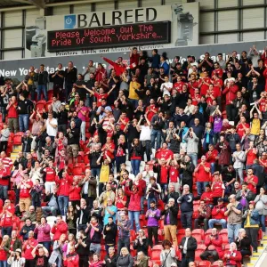 Bristol City Fans in Action at Rotherham United Match, Sky Bet Championship (September 10, 2016)