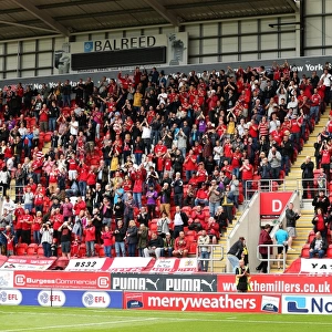 Bristol City Fans in Action at Rotherham United Match, Sky Bet Championship (10.9.2016)