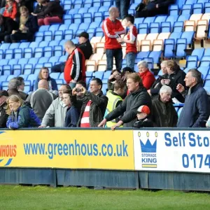 Bristol City Fans in Action Print Bristol City Fans in Action Print