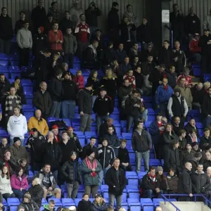Bristol City Fans in Action at Tranmere vs. Bristol City, League One Football Match, November 2013 Bristol City Fans in Action at Tranmere vs. Bristol City, League One Football Match, November 2013