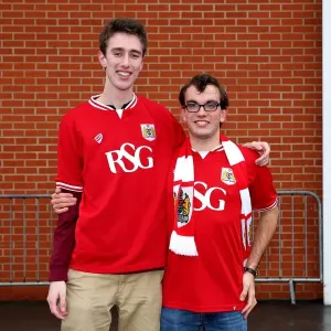 Bristol City Fans Arrive at New York Stadium for Rotherham Match, 2015 Bristol City Fans Arrive at New York Stadium for Rotherham Match, 2015
