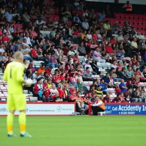 Bristol City Fans at Bournemouth's Goldsands Stadium during Pre-Season Friendly (2013)