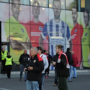 Bristol City Fans Print at Brighton's American Express Community Stadium