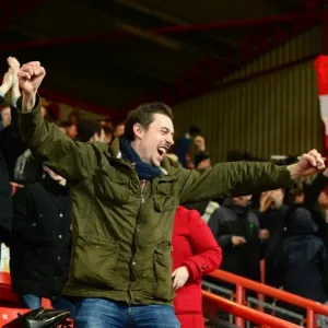 Bristol City Fans Celebrate Print Bristol City Fans Celebrate Print