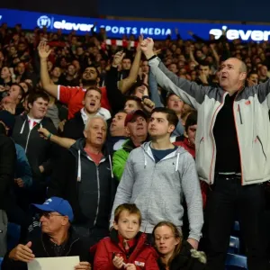 Bristol City Fans Celebrate Print, Sky Bet Championship 2016 Bristol City Fans Celebrate Print, Sky Bet Championship 2016