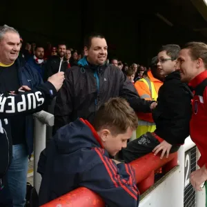 Bristol City Fans Celebrate with Luke Ayling Print