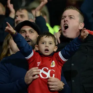 Bristol City Fans Celebrate Promotion Print Bristol City Fans Celebrate Promotion Print