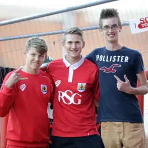 Bristol City Fans Cheering at Ashton Gate During U21s Match Against Crystal Palace, September 2014 Bristol City Fans Cheering at Ashton Gate During U21s Match Against Crystal Palace, September 2014