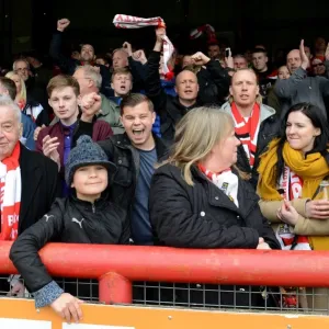 Bristol City Fans Print at Griffin Park