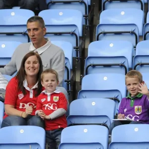 Bristol City Fans Cheering Loudly at Ricoh Arena, October 2014 Bristol City Fans Cheering Loudly at Ricoh Arena, October 2014