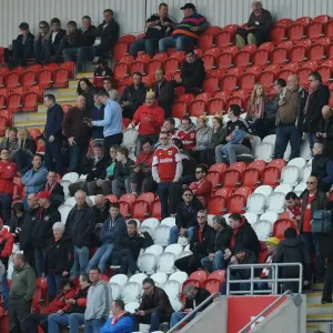 Bristol City Fans Cheering Print at New York Stadium