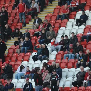Bristol City Fans Cheering at New York Stadium Print