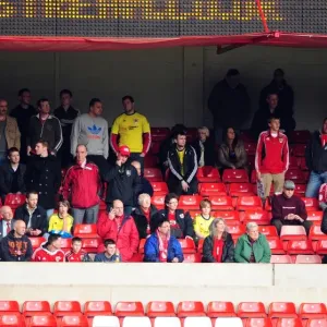 Bristol City Fans at The City Ground during Nottingham Forest vs. Bristol City Football Match, April 7, 2012 Bristol City Fans at The City Ground during Nottingham Forest vs. Bristol City Football Match, April 7, 2012