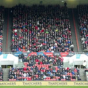 Bristol City Fans in the Dolman Stand, Ashton Gate Stadium, 04-03-2017 (Bristol City vs Burton Albion, Sky Bet Championship)