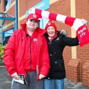 Bristol City Fans at Elland Road: Intense Championship Clash Between Leeds United and Bristol City (January 2016) Bristol City Fans at Elland Road: Intense Championship Clash Between Leeds United and Bristol City (January 2016)