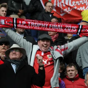 Bristol City Fan's Euphoric Moment Print