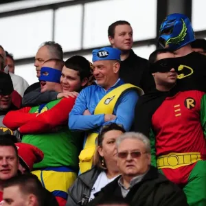 Bristol City Fans in Fancy Dress: Blackpool vs. Bristol City, Npower Championship (2013)