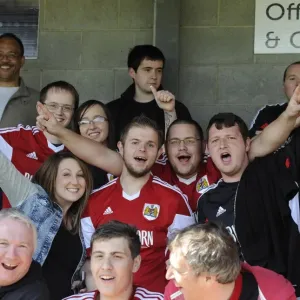 Bristol City Fans in Full Force Print