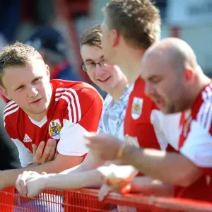 Bristol City Fans in Full Force Print