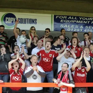 Bristol City Fans in Full Force Print (May 2014)