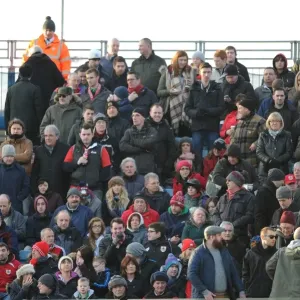 Bristol City Fans in Full Force Print at Priestfield Stadium Bristol City Fans in Full Force Print at Priestfield Stadium