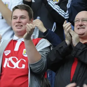 Bristol City Fans in Full Force at Ricoh Arena Bristol City Fans in Full Force at Ricoh Arena
