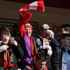 Bristol City Fans in Full Force at Sky Bet League One Match, March 2015