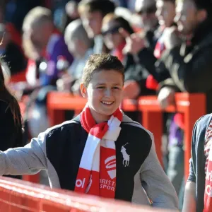 Bristol City Fans in Full Force at Sky Bet League One Match, March 2015