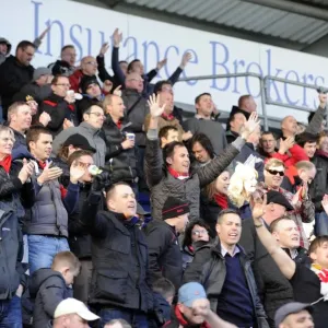 Bristol City Fans in Full Force Print